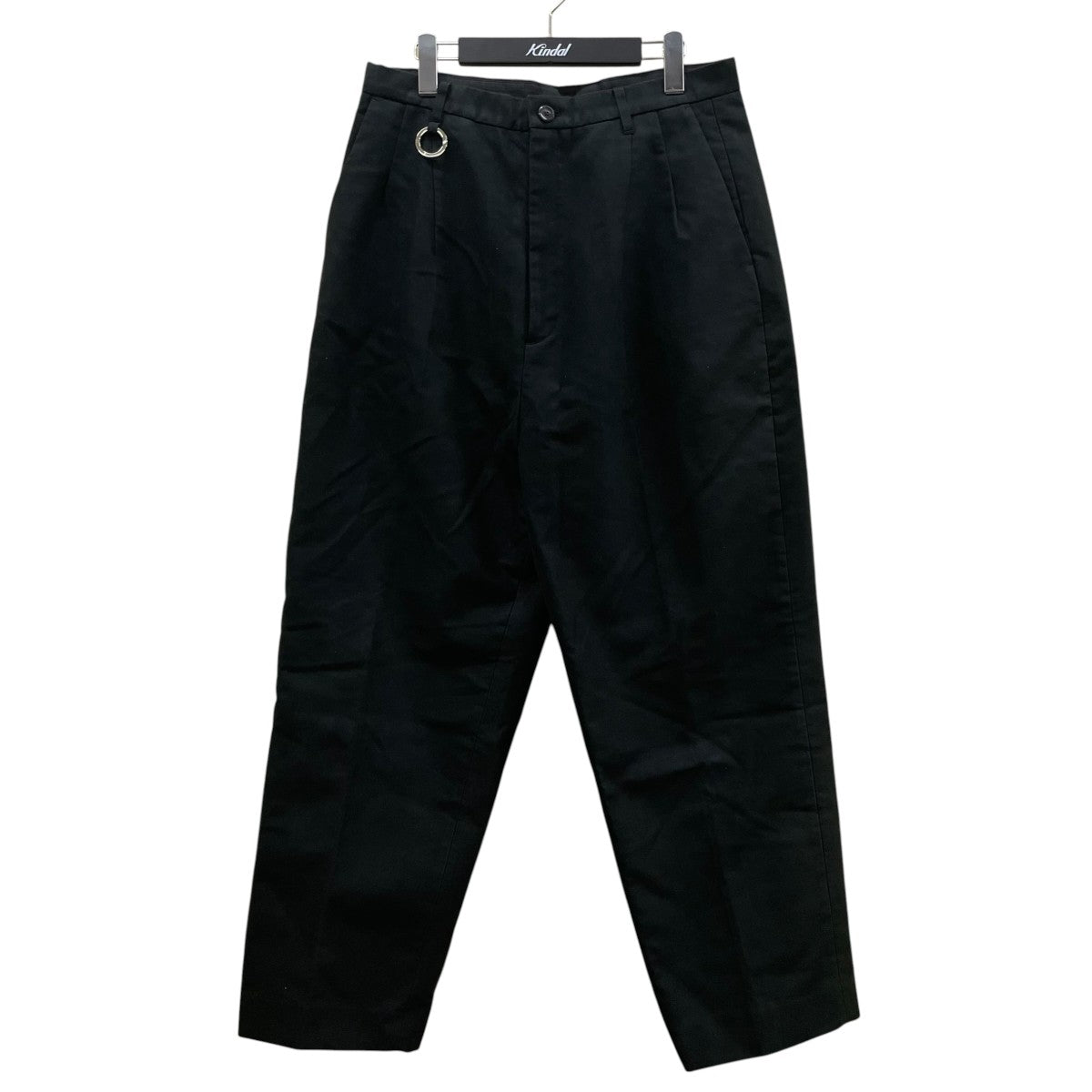 KAPOOR  Wide Tapered Pantsコットン ワイドテーパードパンツ コットンパンツ2102-P09B-M204