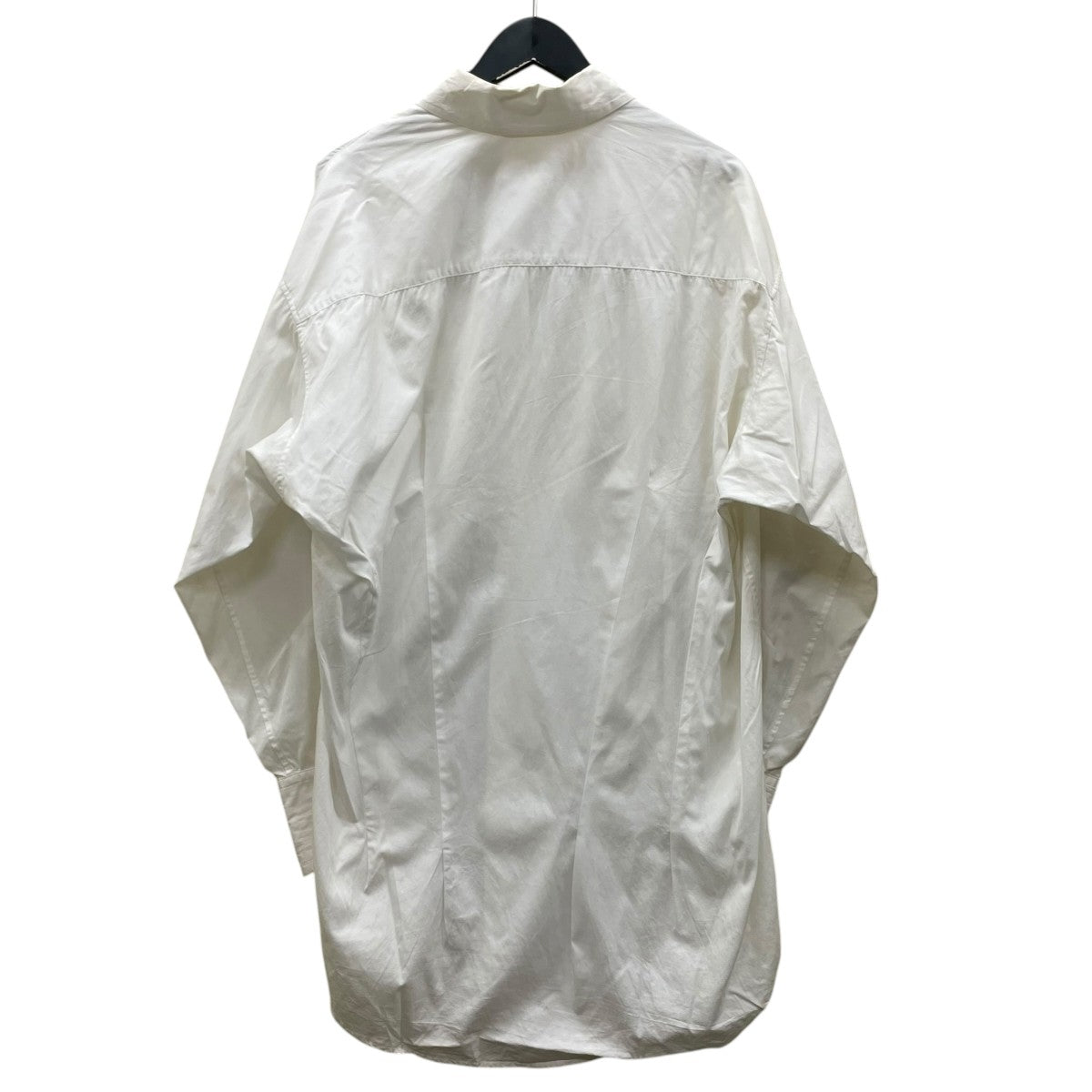 20AWBROAD OVER SHIRT ブロードオーバーシャツオーバーサイズ アシンメトリー 長袖シャツ コットンシャツSM-B03-001