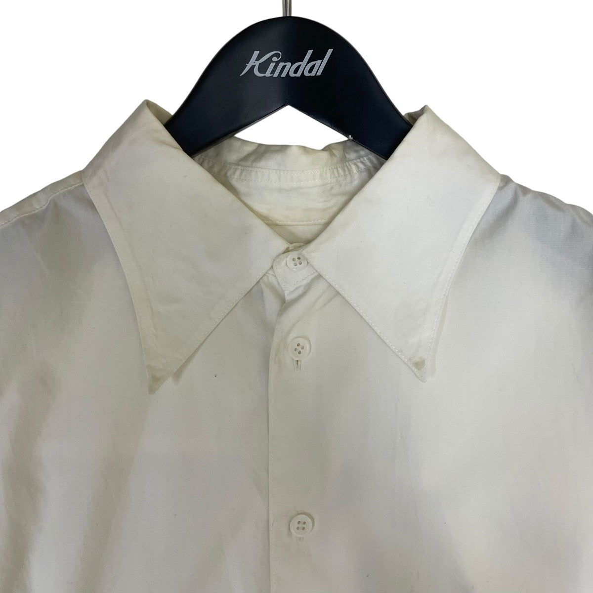 20AWBROAD OVER SHIRT ブロードオーバーシャツオーバーサイズ アシンメトリー 長袖シャツ コットンシャツSM-B03-001