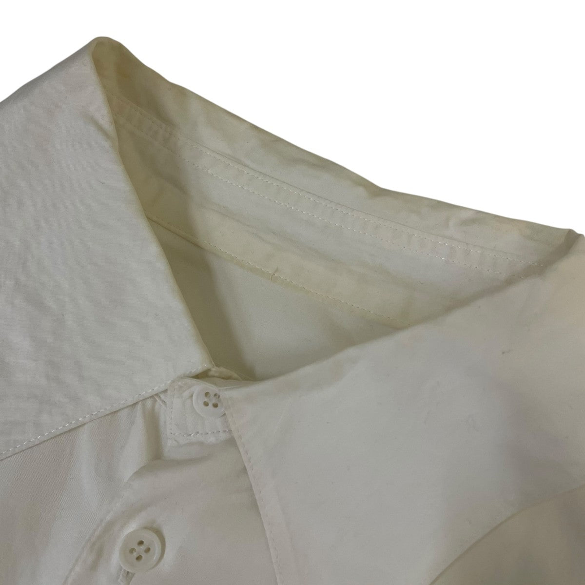 20AWBROAD OVER SHIRT ブロードオーバーシャツオーバーサイズ アシンメトリー 長袖シャツ コットンシャツSM-B03-001