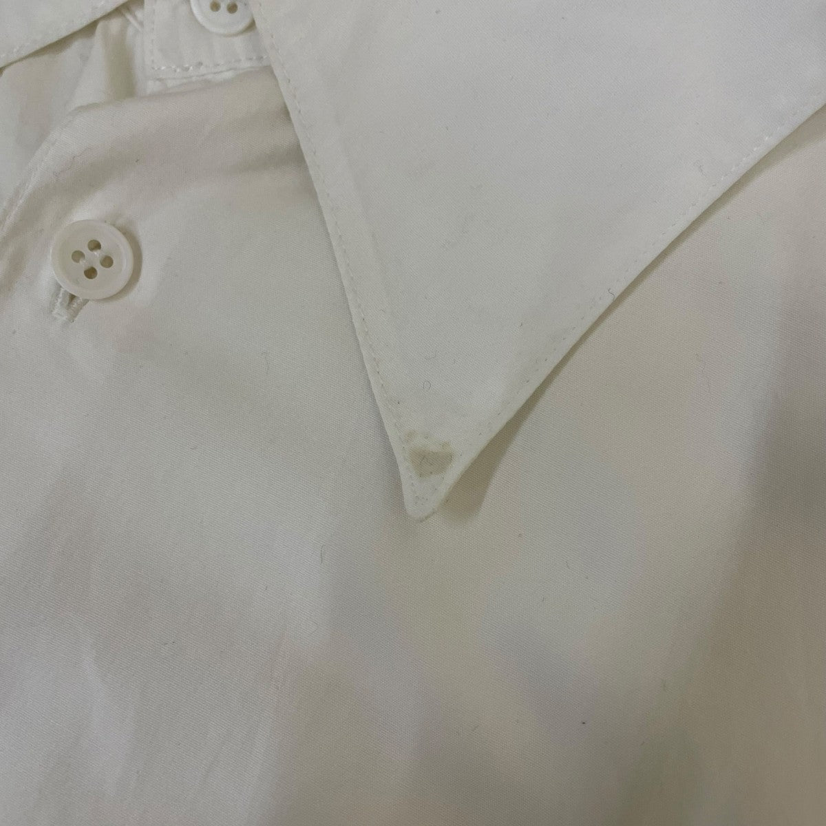 20AWBROAD OVER SHIRT ブロードオーバーシャツオーバーサイズ アシンメトリー 長袖シャツ コットンシャツSM-B03-001
