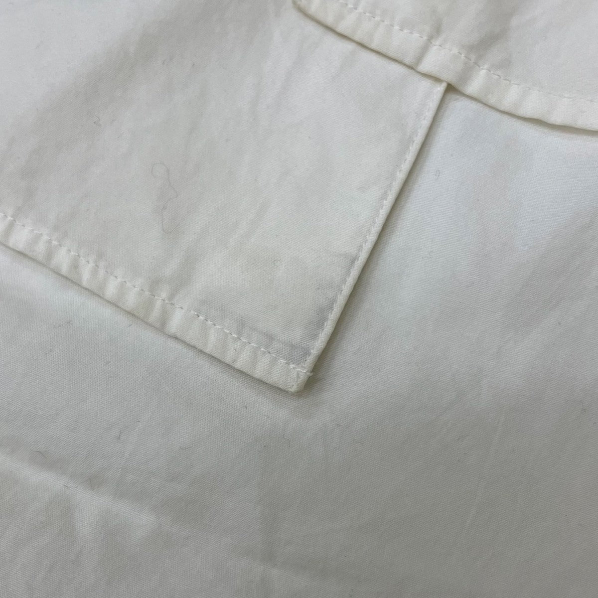20AWBROAD OVER SHIRT ブロードオーバーシャツオーバーサイズ アシンメトリー 長袖シャツ コットンシャツSM-B03-001