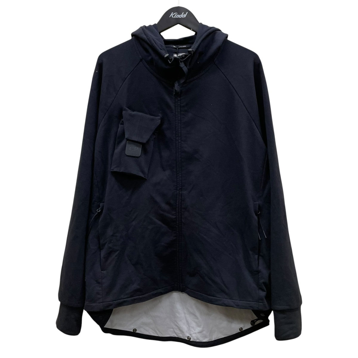 「Metropolis Logo Hooded Jacket メトロポリス ロゴ フーデッド ジャケットベルクロジップロゴパッチ コットン ジップパーカー14CMSS051A 006452M