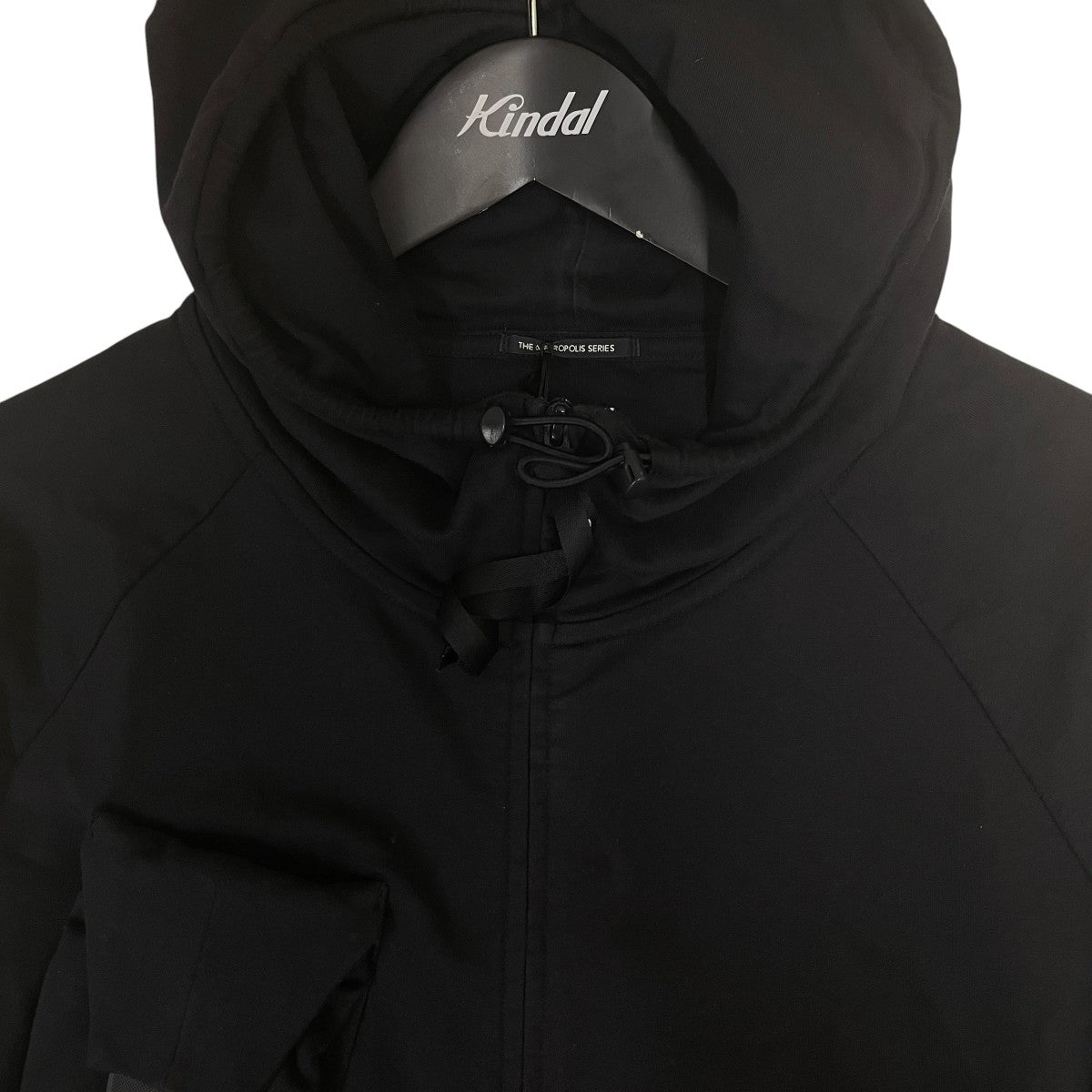 「Metropolis Logo Hooded Jacket メトロポリス ロゴ フーデッド ジャケットベルクロジップロゴパッチ コットン ジップパーカー14CMSS051A 006452M