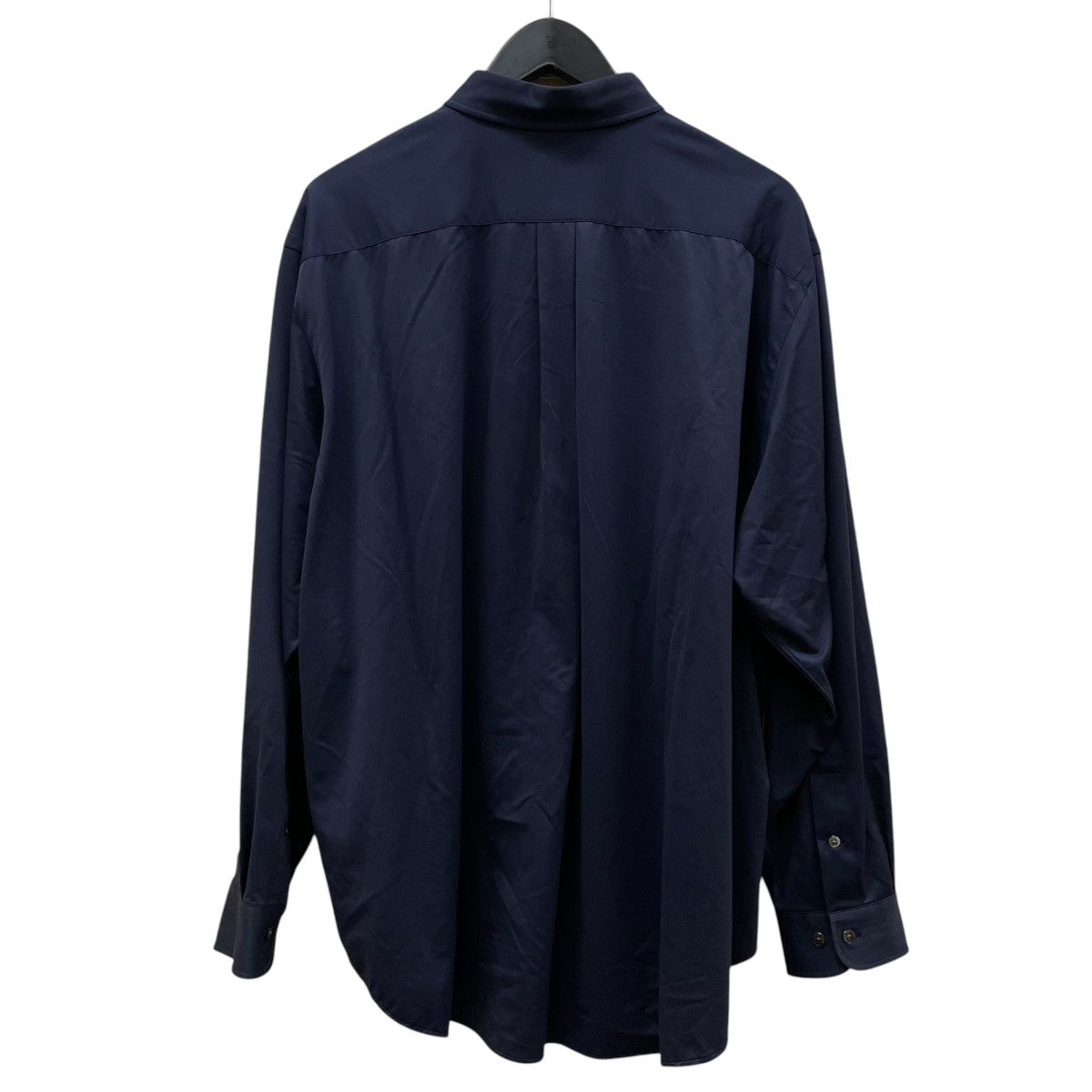 25SS46G Atmosphere L S Shirt無地 コットン ナイロン 長袖シャツKM25S-018
