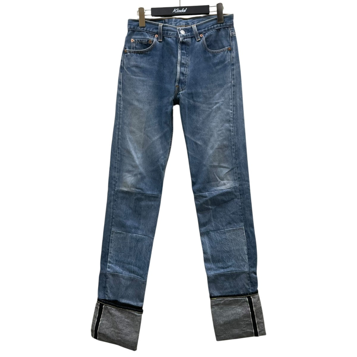 selvedge jean セルビッジジーンズコットン 再構築 デニムパンツ ストレートパンツsw.0150