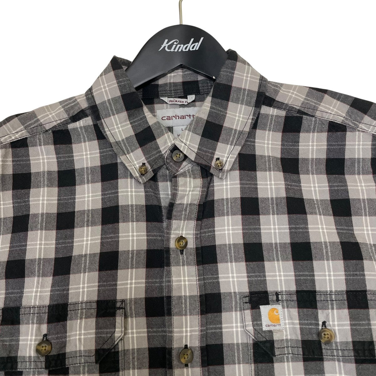 CarHartt Carhartt Short Sleeve Plaid Shirt半袖シャツ103553 001 古着・中古-3枚目のアイテム画像