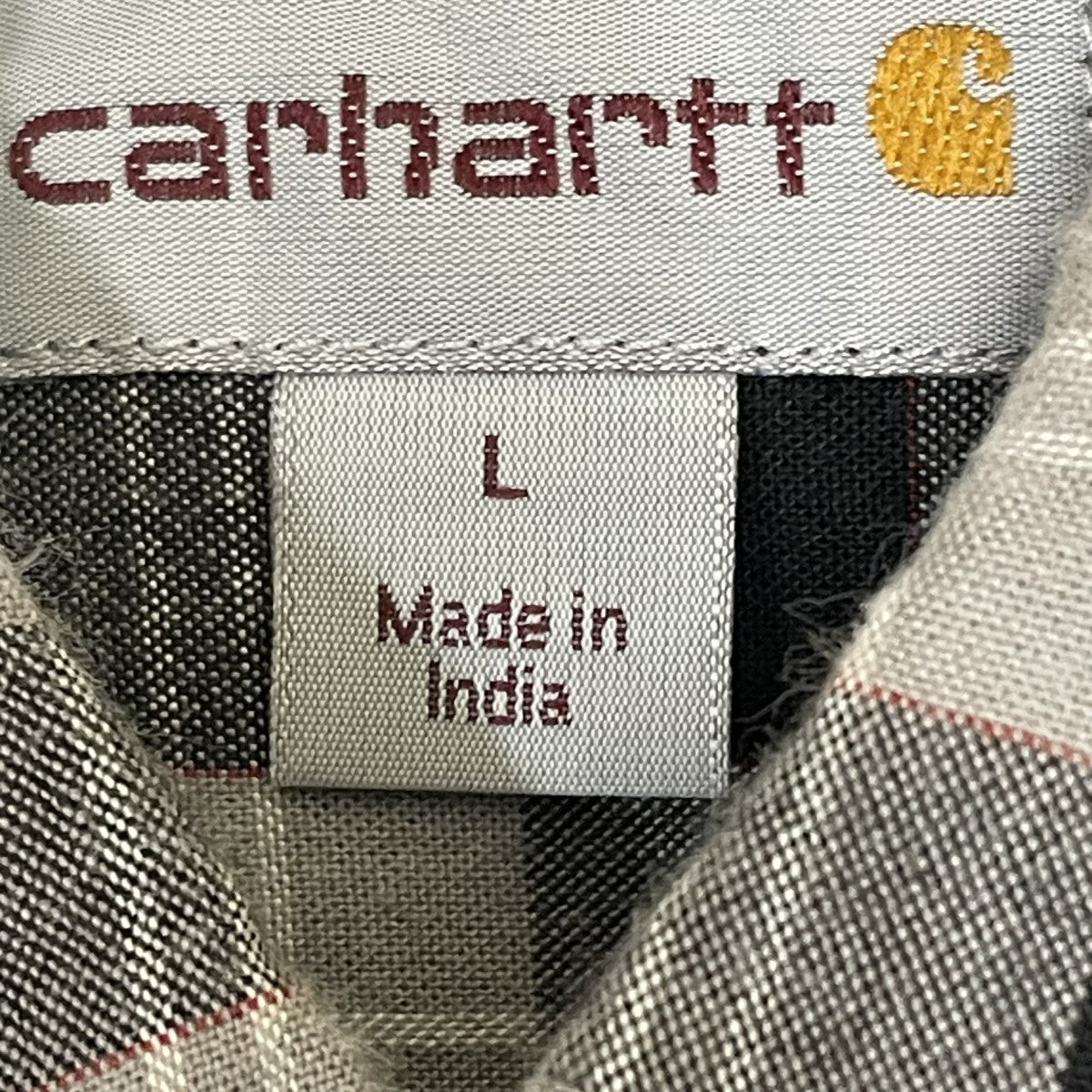 CarHartt Carhartt Short Sleeve Plaid Shirt半袖シャツ103553 001 古着・中古-6枚目のアイテム画像