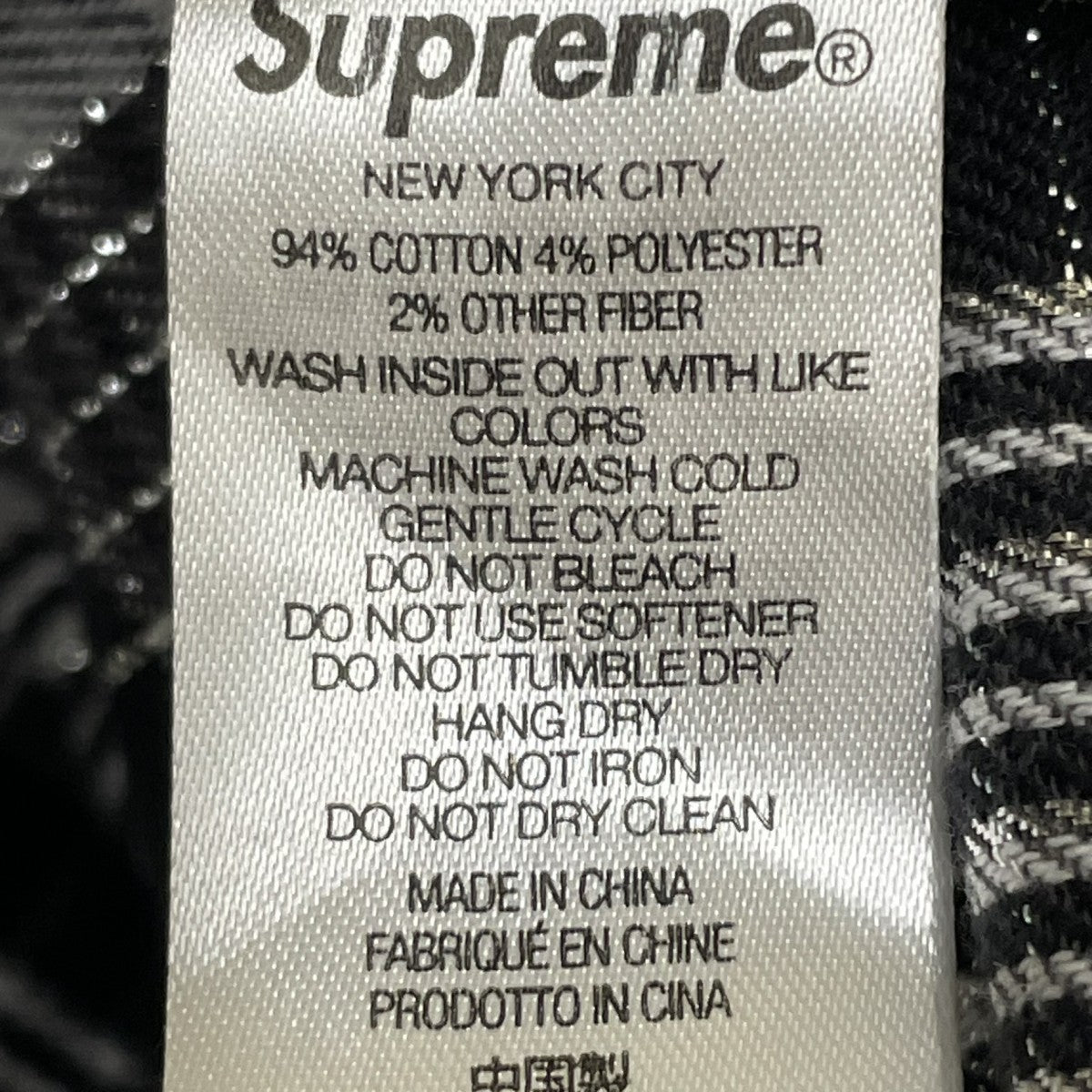 Supreme Metallic Plaid S S Shirt半袖シャツ 古着・中古-5枚目のアイテム画像