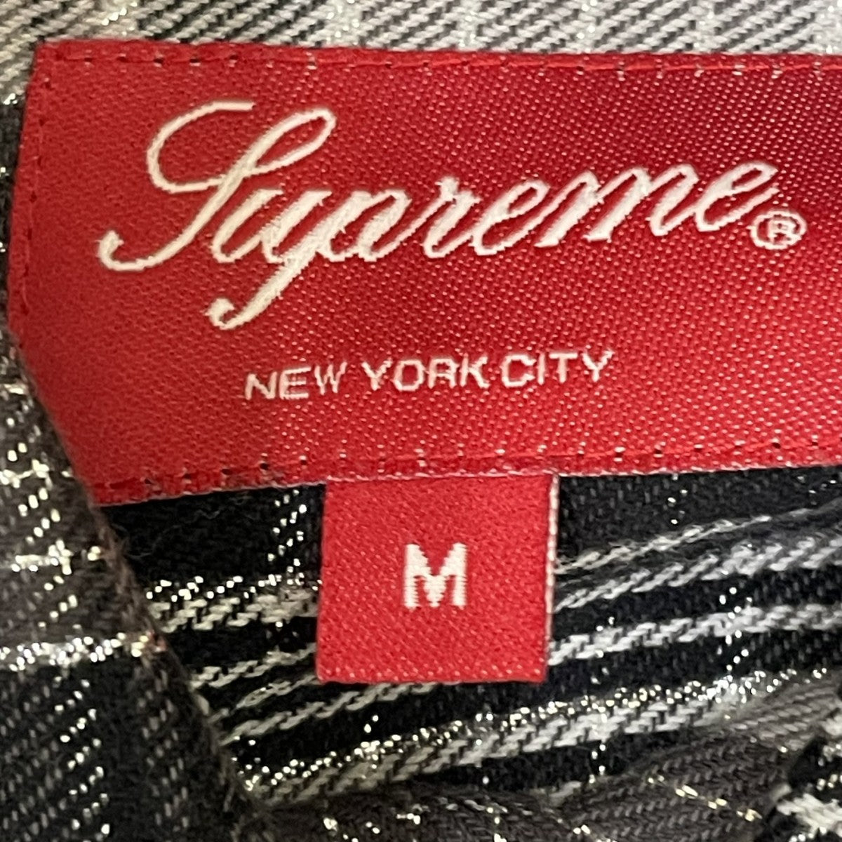 Supreme Metallic Plaid S S Shirt半袖シャツ 古着・中古-6枚目のアイテム画像