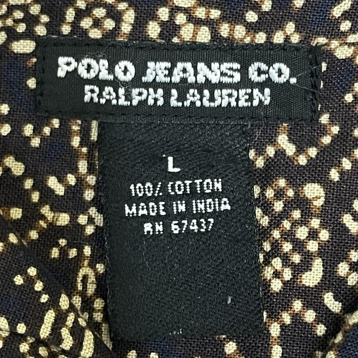 POLO JEANS 開襟 90s半袖シャツ 古着・中古-5枚目のアイテム画像