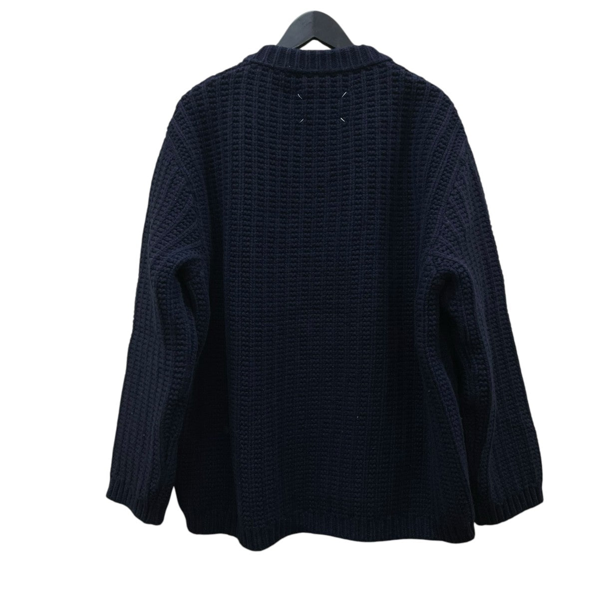 Maison Margiela ローゲージウール ジップアップ ニットジャケットクルーネックカーディガンS67HP0013 古着・中古-2枚目のアイテム画像