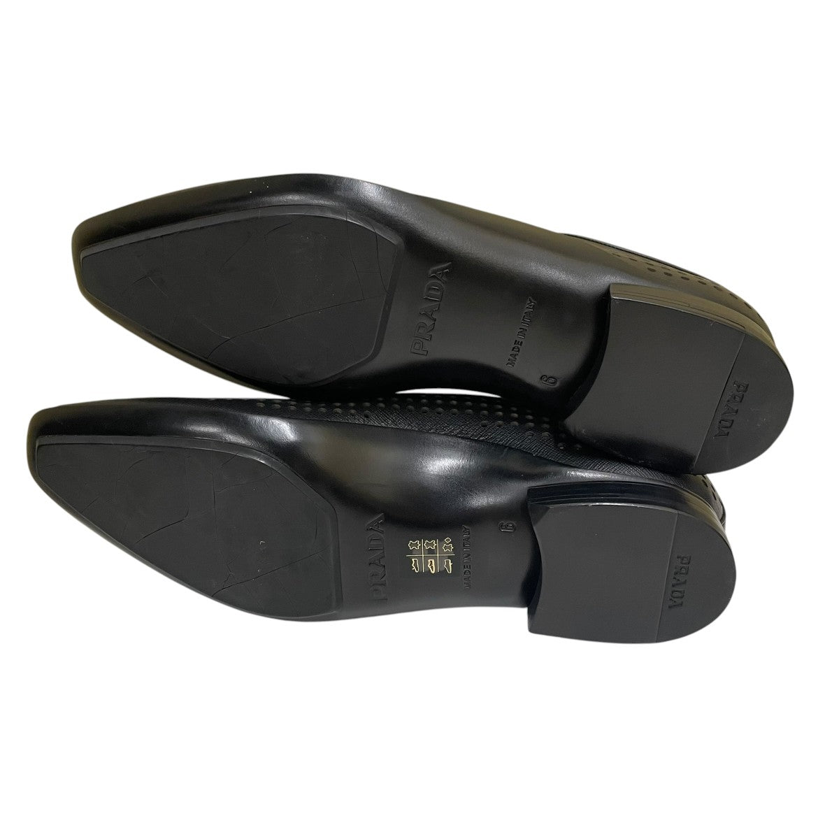 PRADA パンチングレザーレザーシューズEA 007 古着・中古-4枚目のアイテム画像