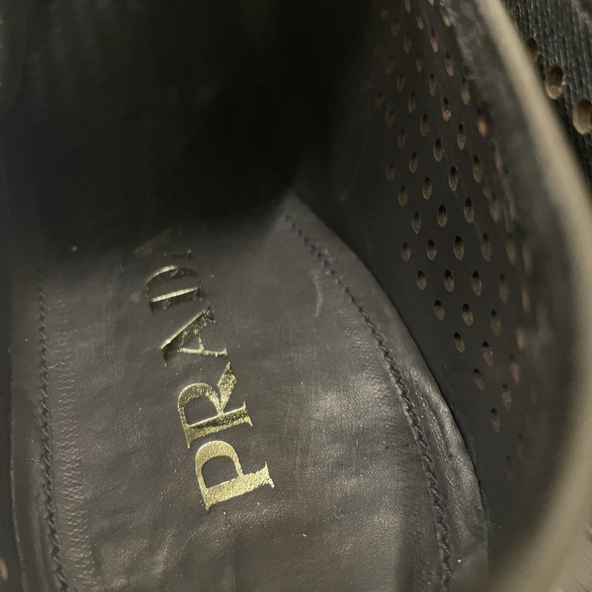 PRADA パンチングレザーレザーシューズEA 007 古着・中古-5枚目のアイテム画像