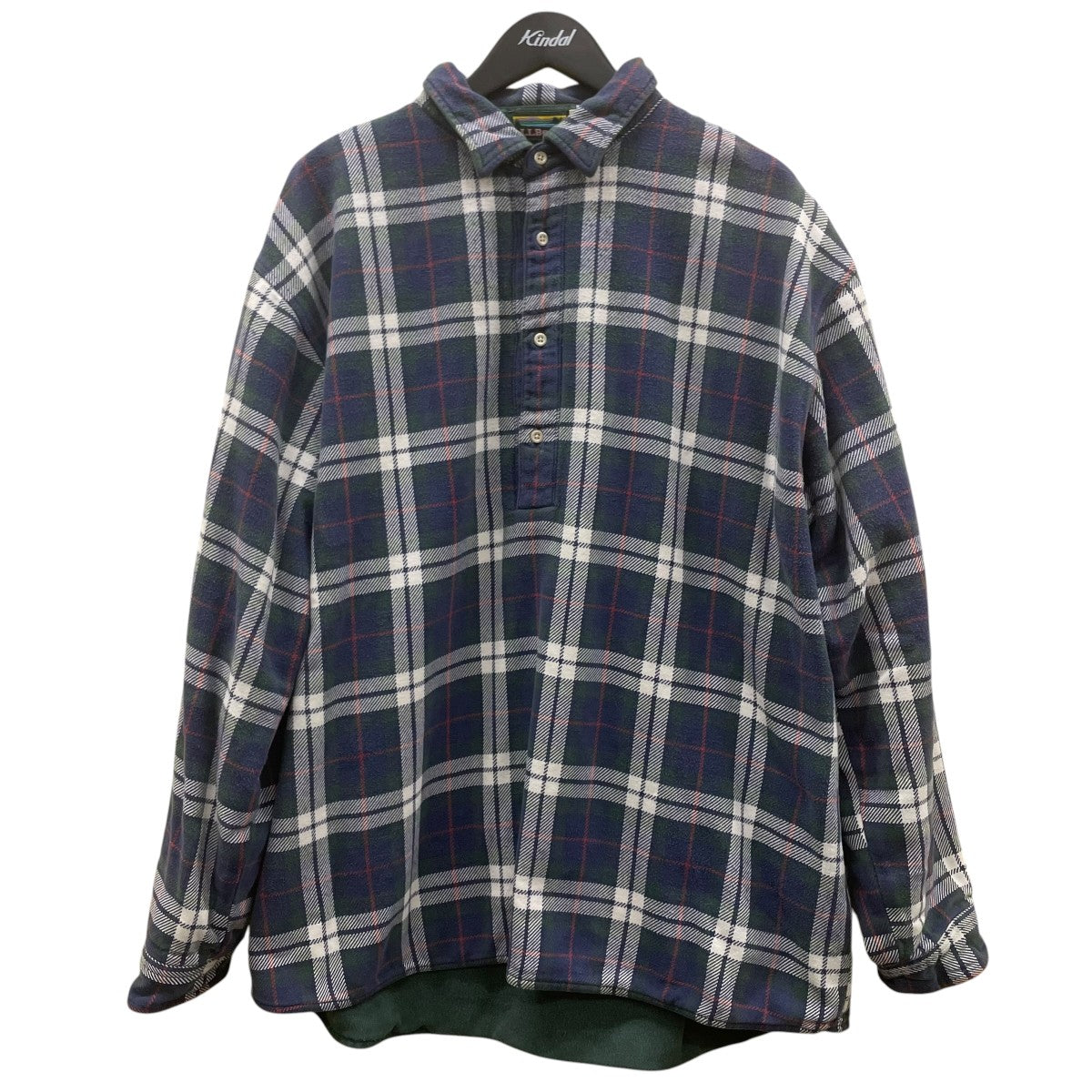 L．L．Bean 80s リバーシブル長袖シャツ 古着・中古-1枚目のアイテム画像
