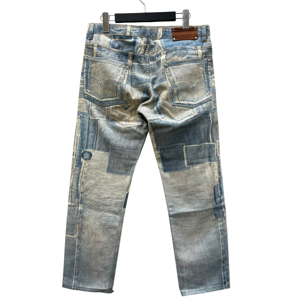 17SSTrompe-l’oeil Patchwork Denim Jeansデニムパンツ