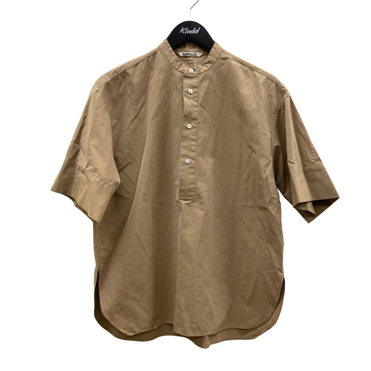 WASHED FINX RIPSTOP CHAMBRAY HALF SLEEVED SHIRTS半袖シャツA21SS06FL