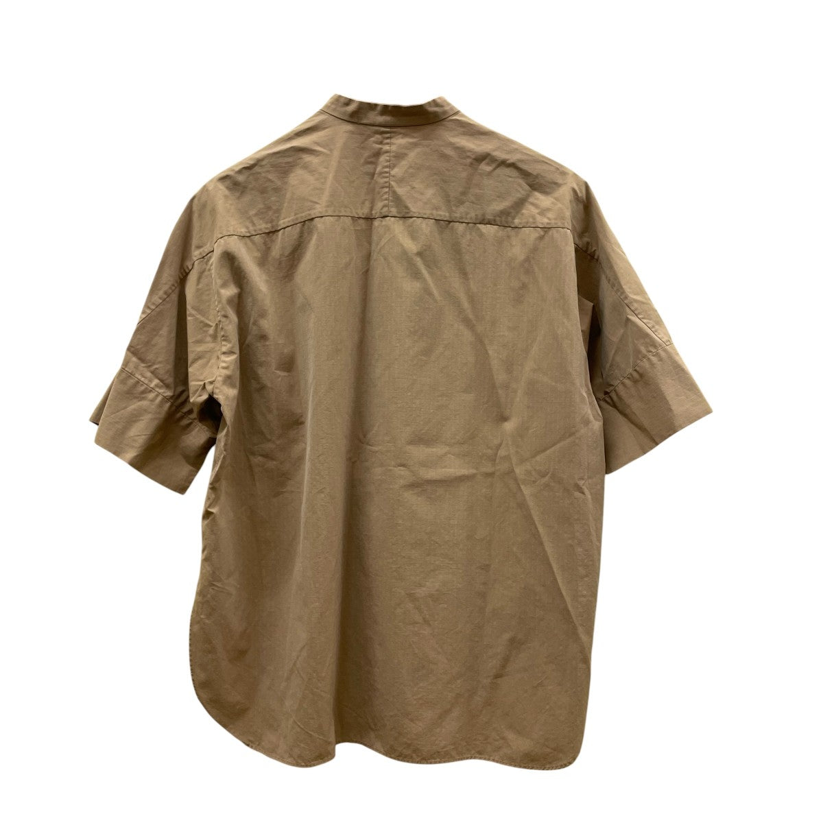 WASHED FINX RIPSTOP CHAMBRAY HALF SLEEVED SHIRTS半袖シャツA21SS06FL