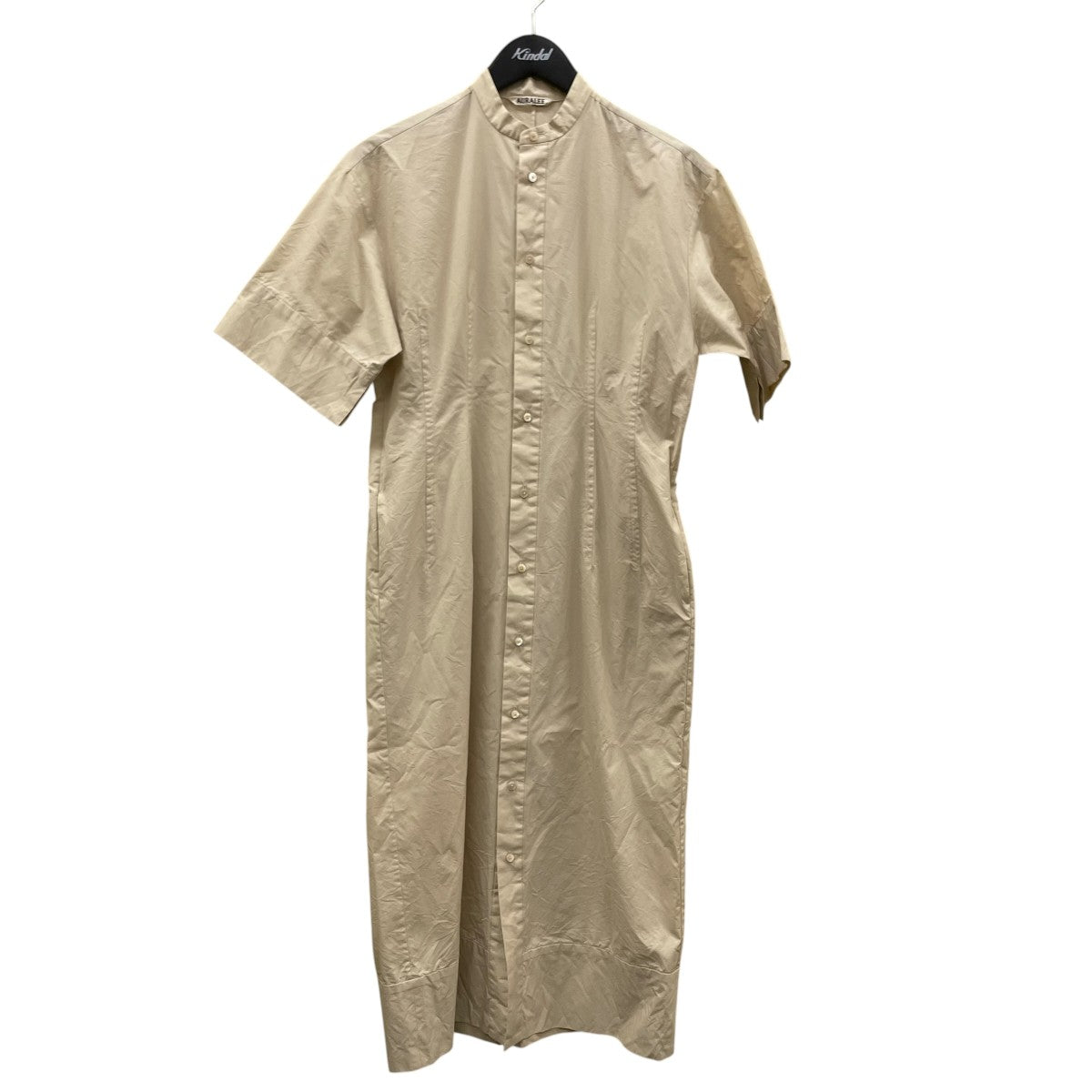 FINX NYLON CHAMBRAY ONE-PIECE半袖ワンピースA21SD03NC