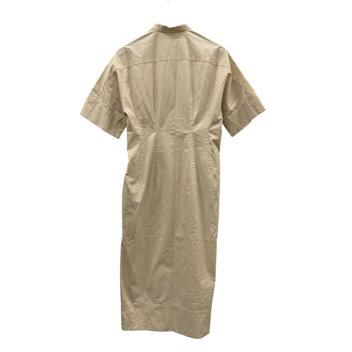 FINX NYLON CHAMBRAY ONE-PIECE半袖ワンピースA21SD03NC