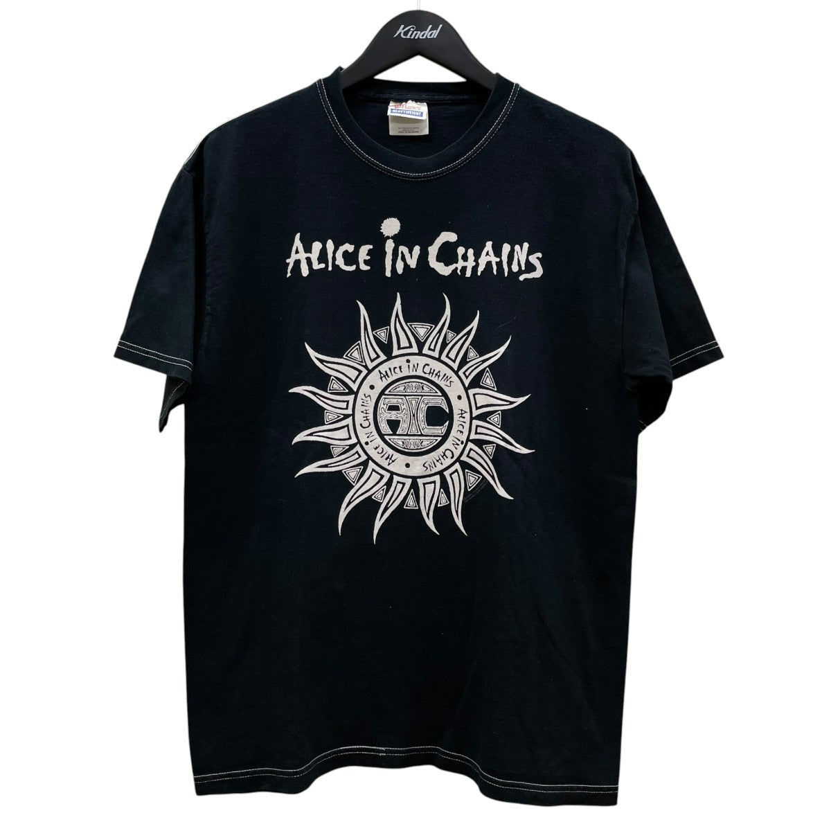 00sALICE IN CHAINS Dirt Sun Hanesグラフィックプリント 半袖Tシャツ コットンTシャツ