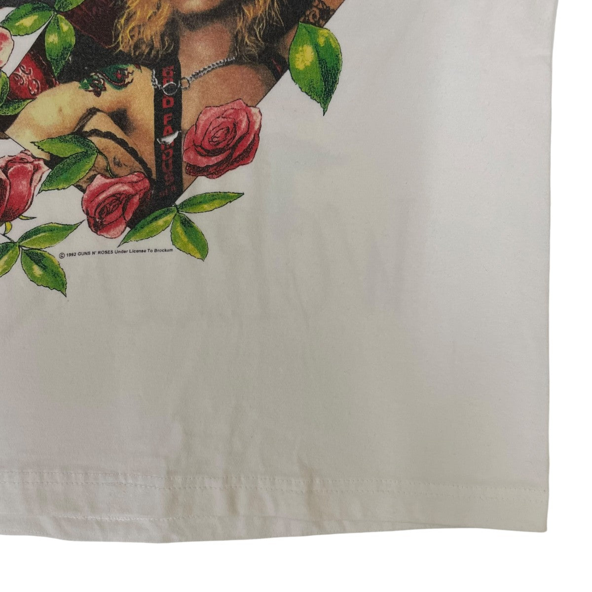 90sGUNS N’ ROSES Skin ’N Bones BROCKUMグラフィックプリント 半袖Tシャツ コットンTシャツ