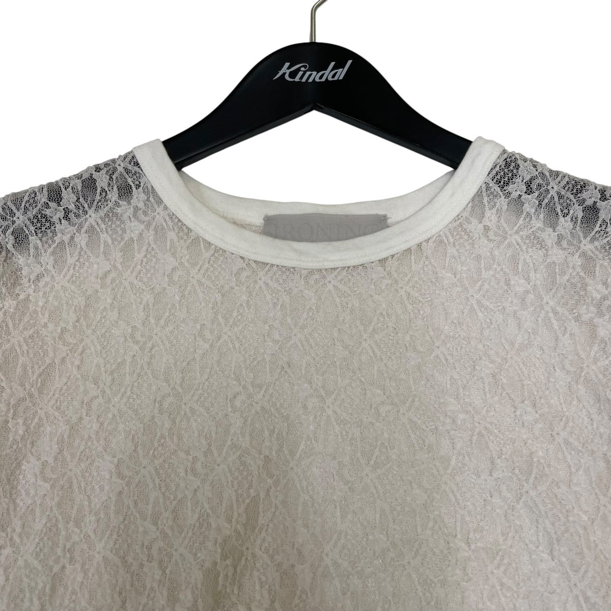 IRONING flower laceロングスリーブカットソー01IR00941OWT