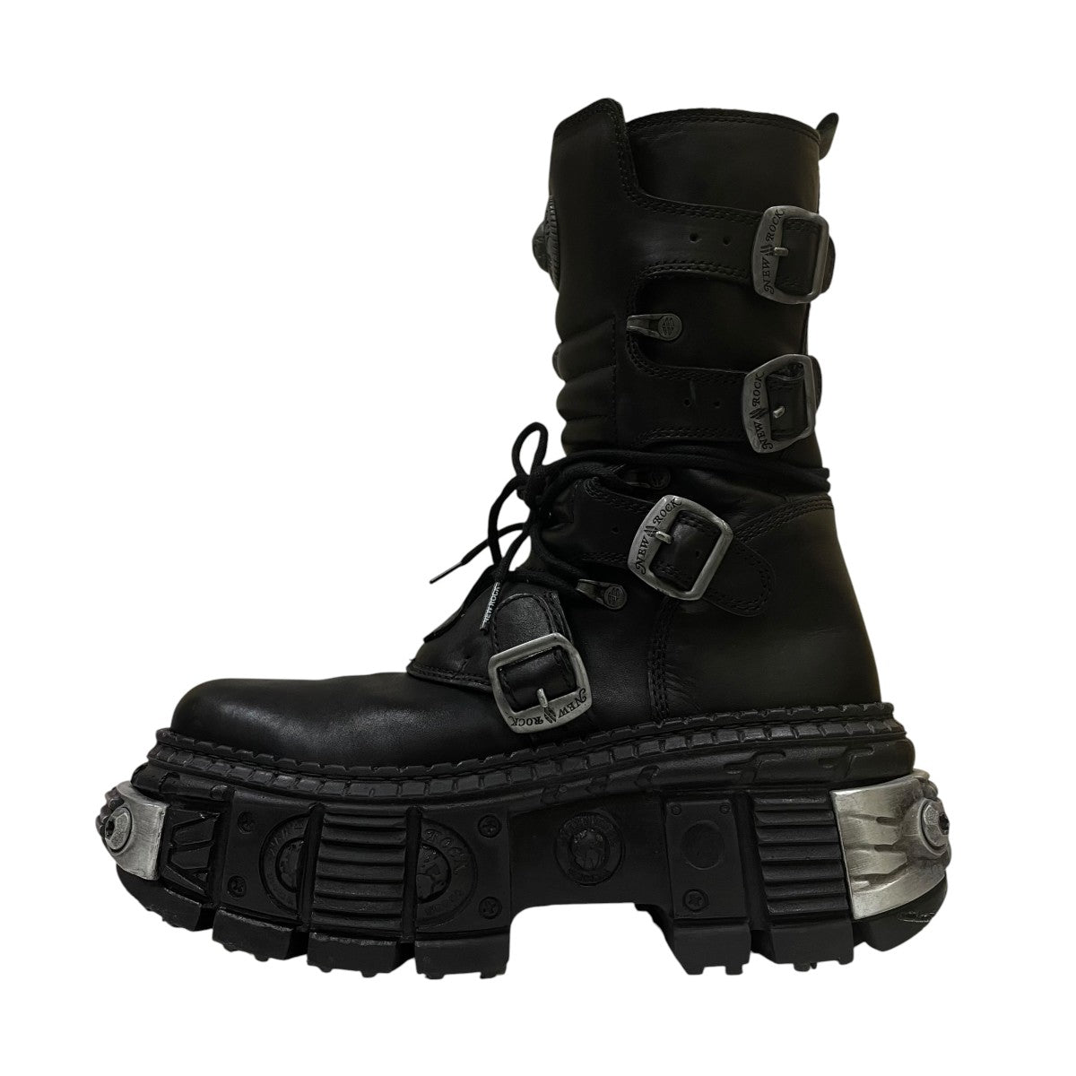 METALLIC ANKLE BOOTS メタリックアンクルブーツ厚底ブーツ