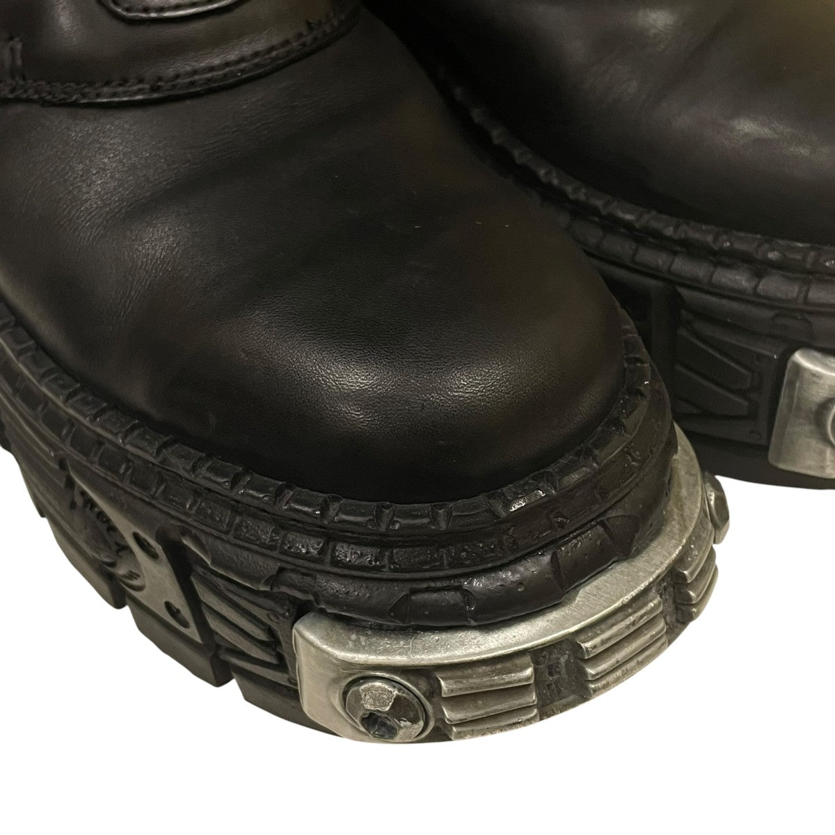 METALLIC ANKLE BOOTS メタリックアンクルブーツ厚底ブーツ