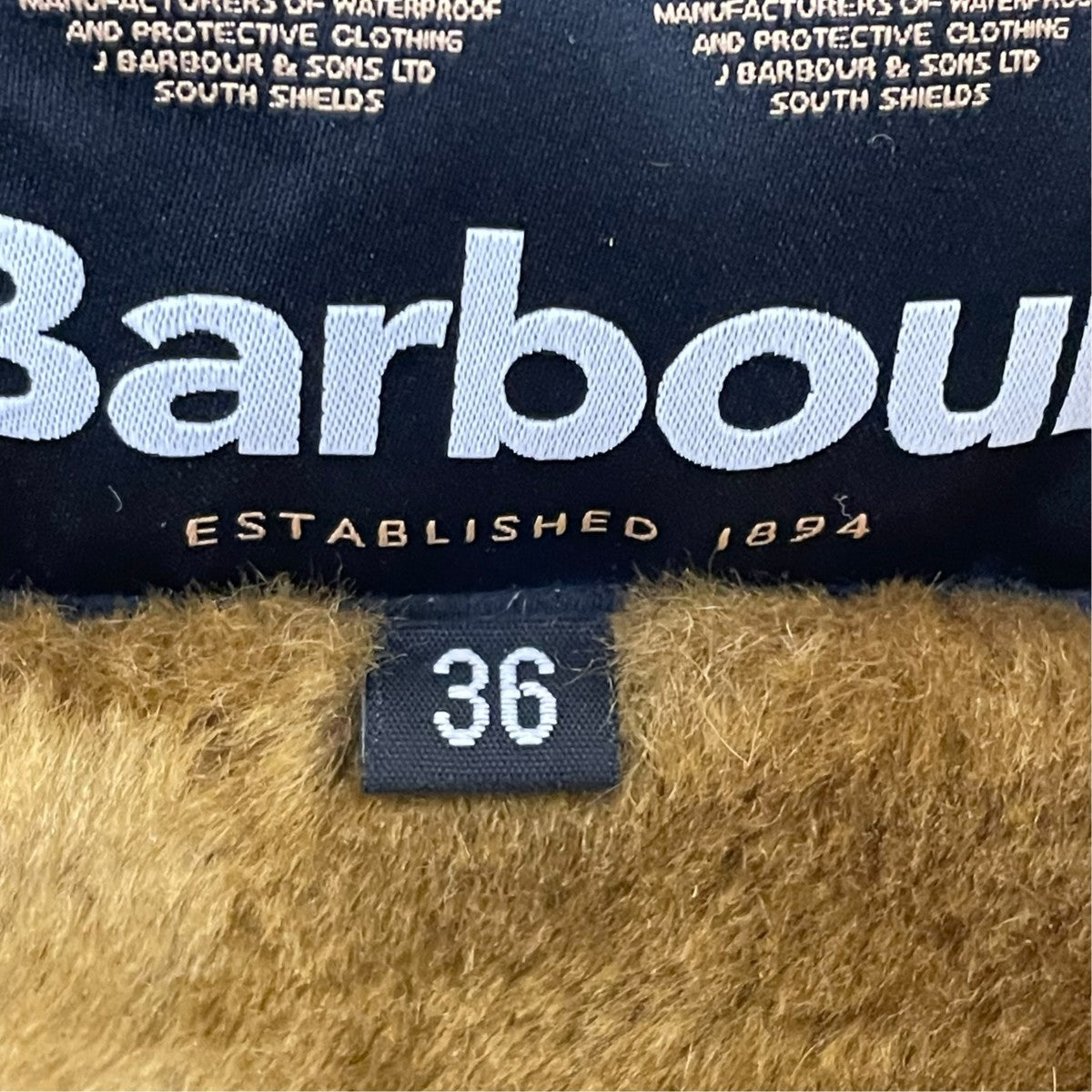 Barbour フロントジップ ファー ライナー ベスト232MLI0035 古着・中古-4枚目のアイテム画像