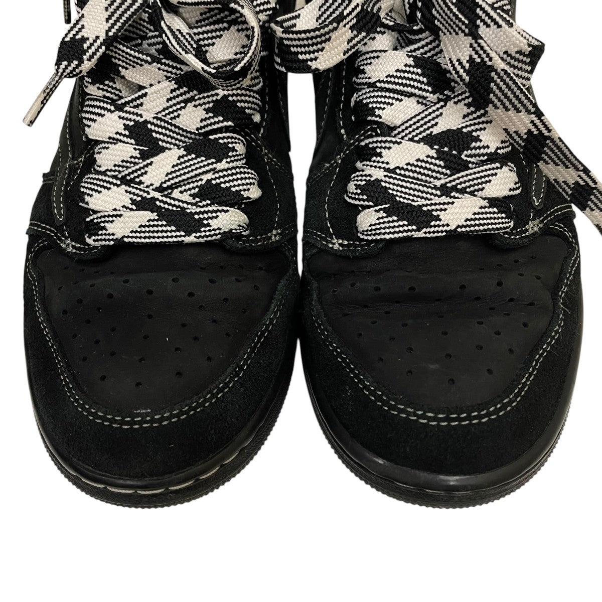 Travis Scott × Nike Air Jordan 1 Low OG SP Black PhantomローカットスニーカーDM7866-001