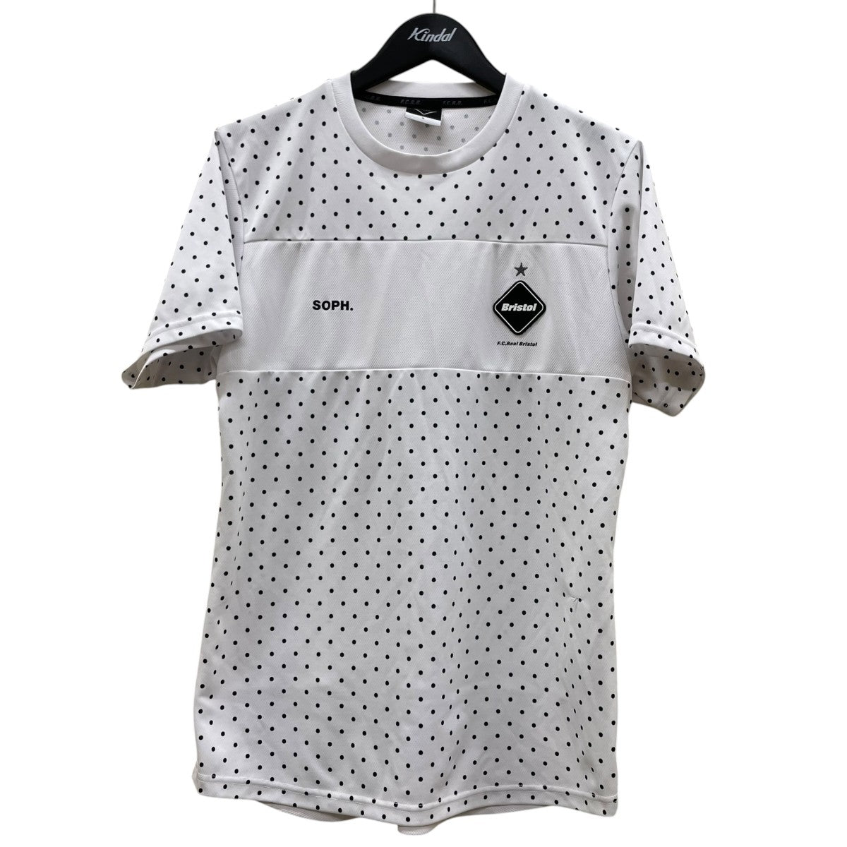 21SSPRE MATCH TOPドット柄 ポリエステル 半袖TシャツFCRB-210014