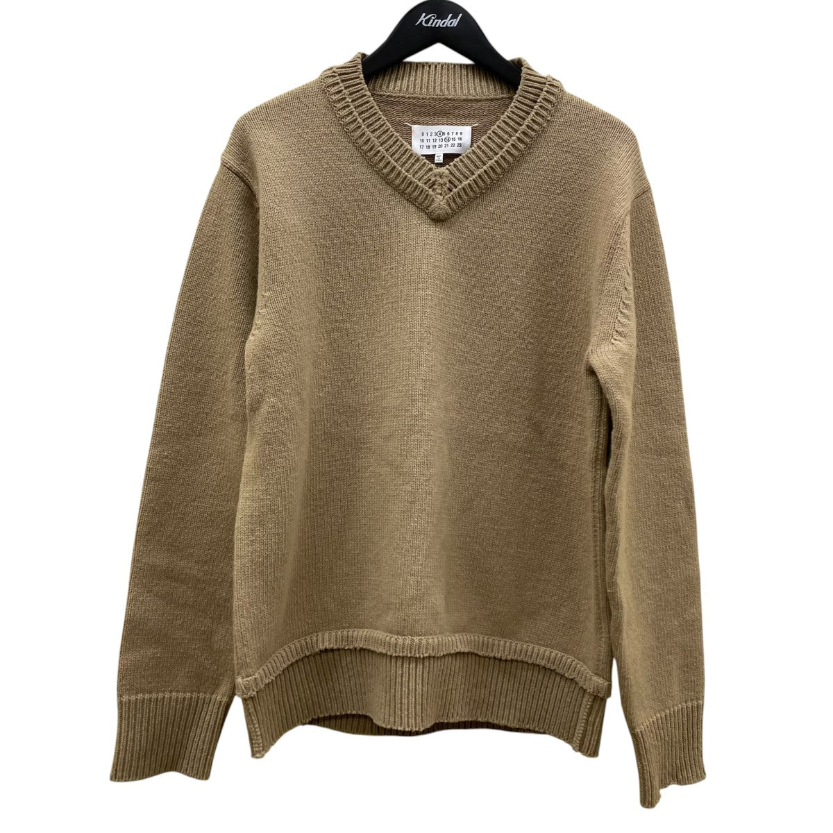 23AWエルボーパッチVネックニットSI1GP0002