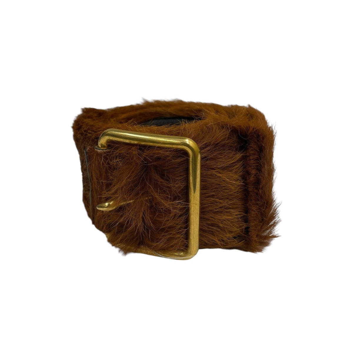 17AWCALF HAIR ハラコ レザーベルト1CM098