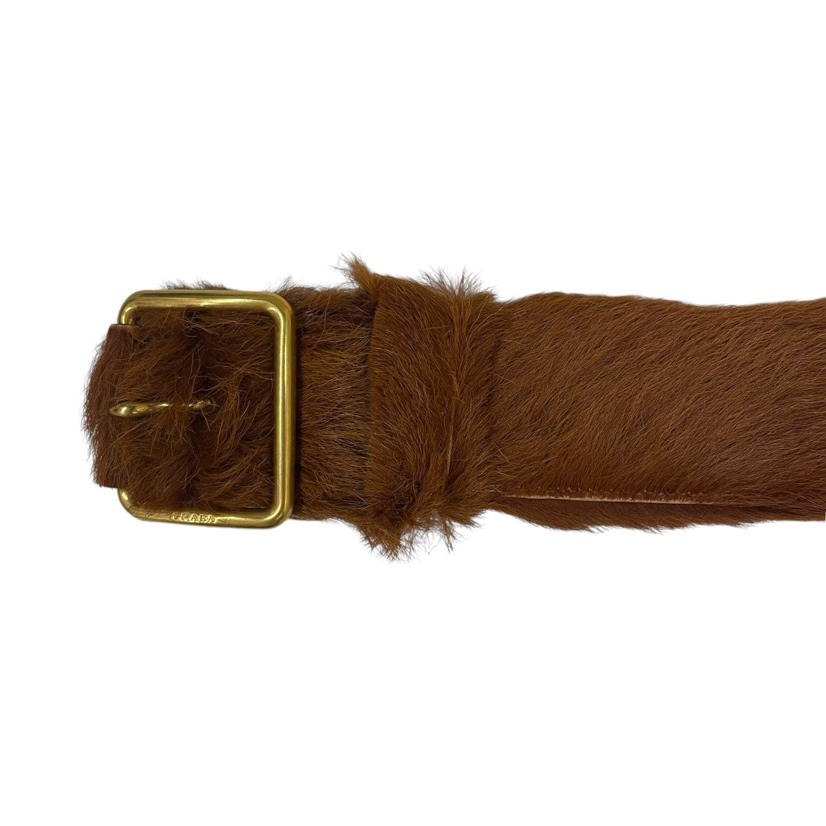 17AWCALF HAIR ハラコ レザーベルト1CM098