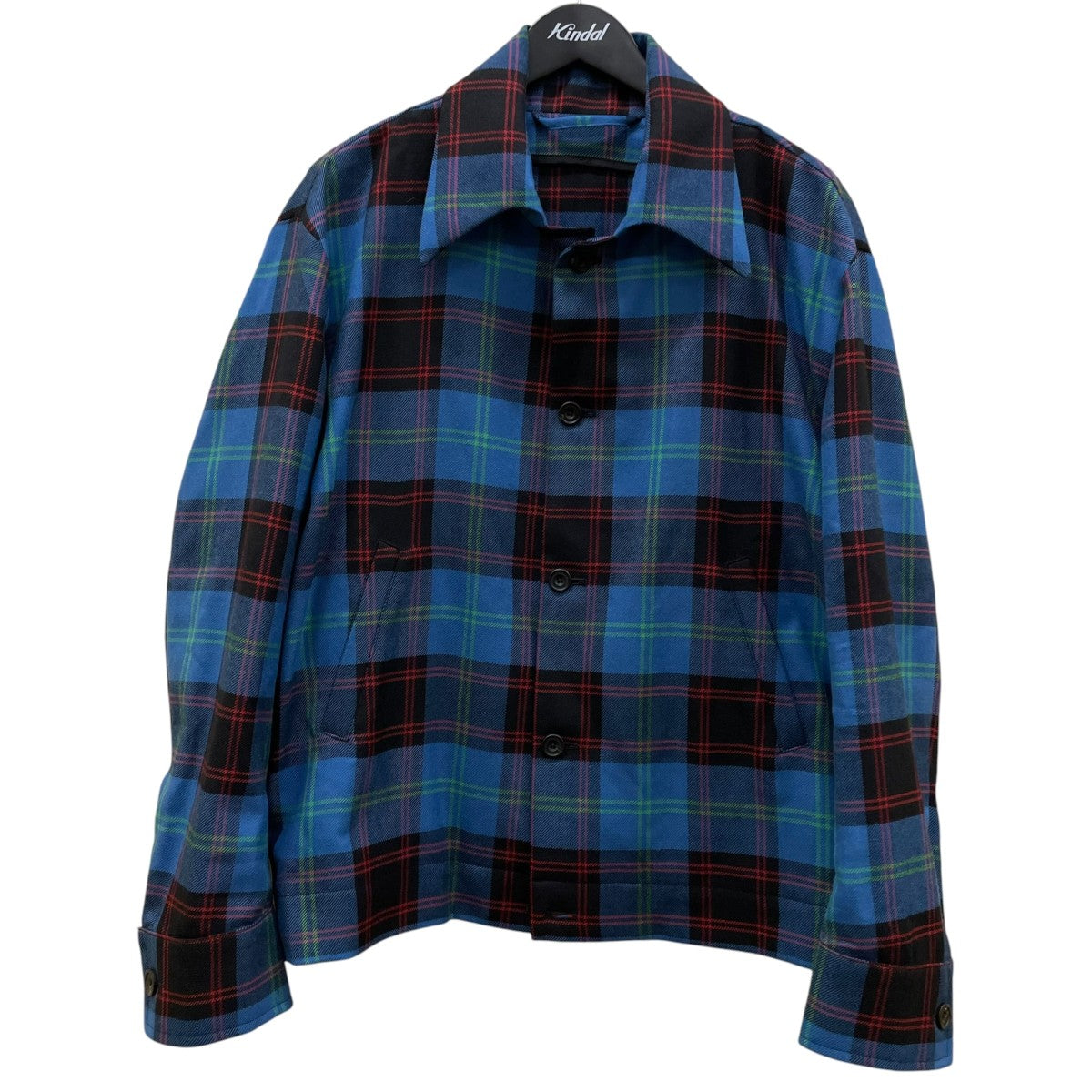 Blouson Jacketタータンチェックシャツジャケット