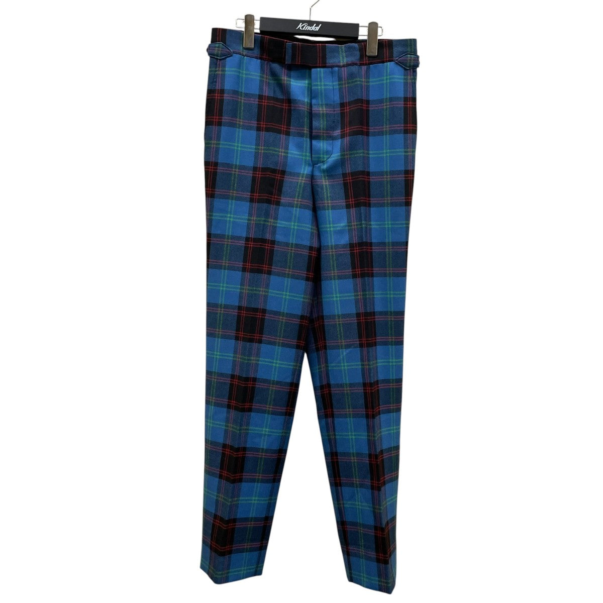 Straight Trousersタータンチェックスラックス