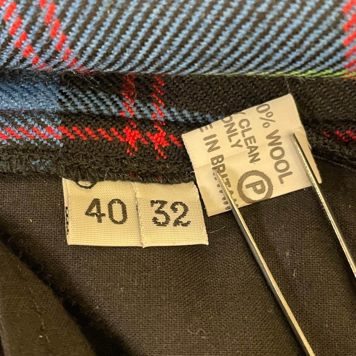 Straight Trousersタータンチェックスラックス