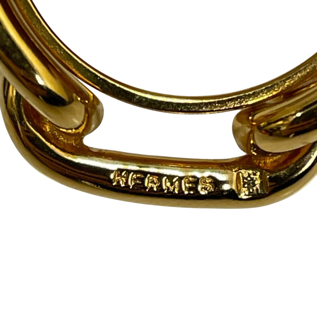 HERMES(エルメス) スカーフリング レガートスカーフリング ゴールド
