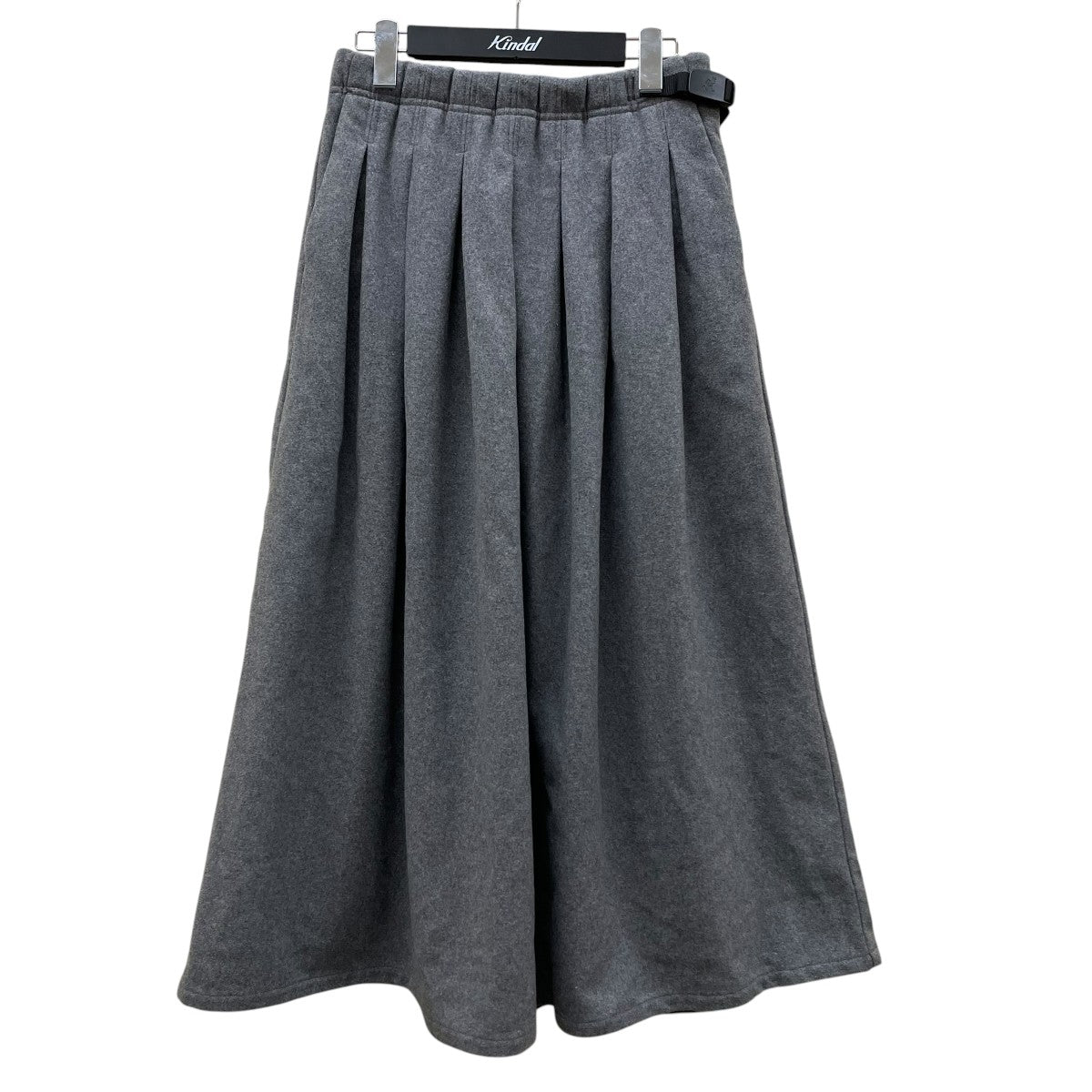 WOOL PLEATED SKIRTロングスカートG2FW-SK015