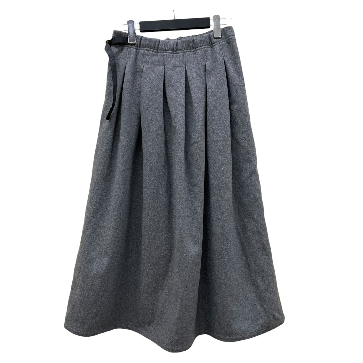 WOOL PLEATED SKIRTロングスカートG2FW-SK015
