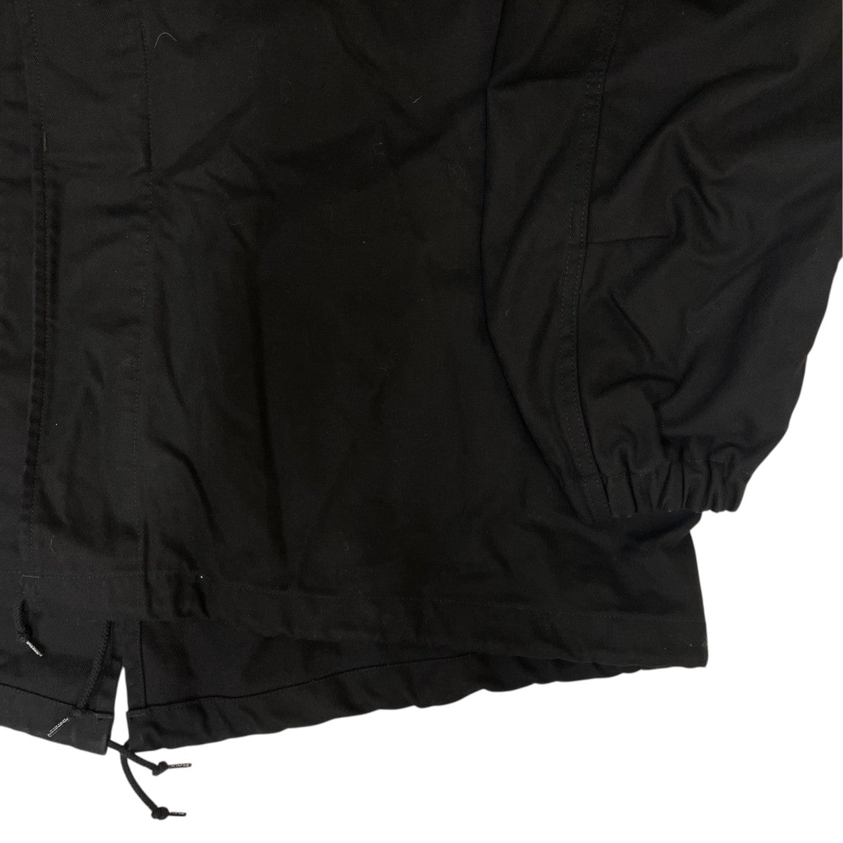 WTAPS 24AWSMOCK COAT スモックコート コットンサージミリタリーサージ ロゴ刺繍 コート242WVDT-JKM03 古着・中古-4枚目のアイテム画像