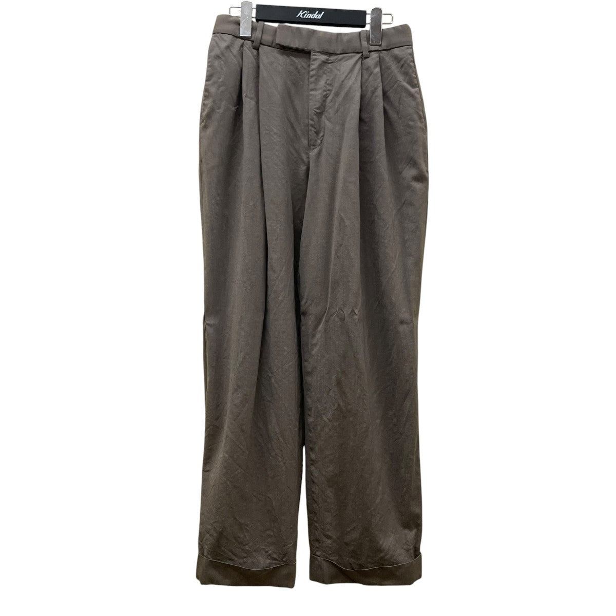 DOUBLE PLEATED CLASSIC WIDE TROUSERSスラックスA23A-07PT03C