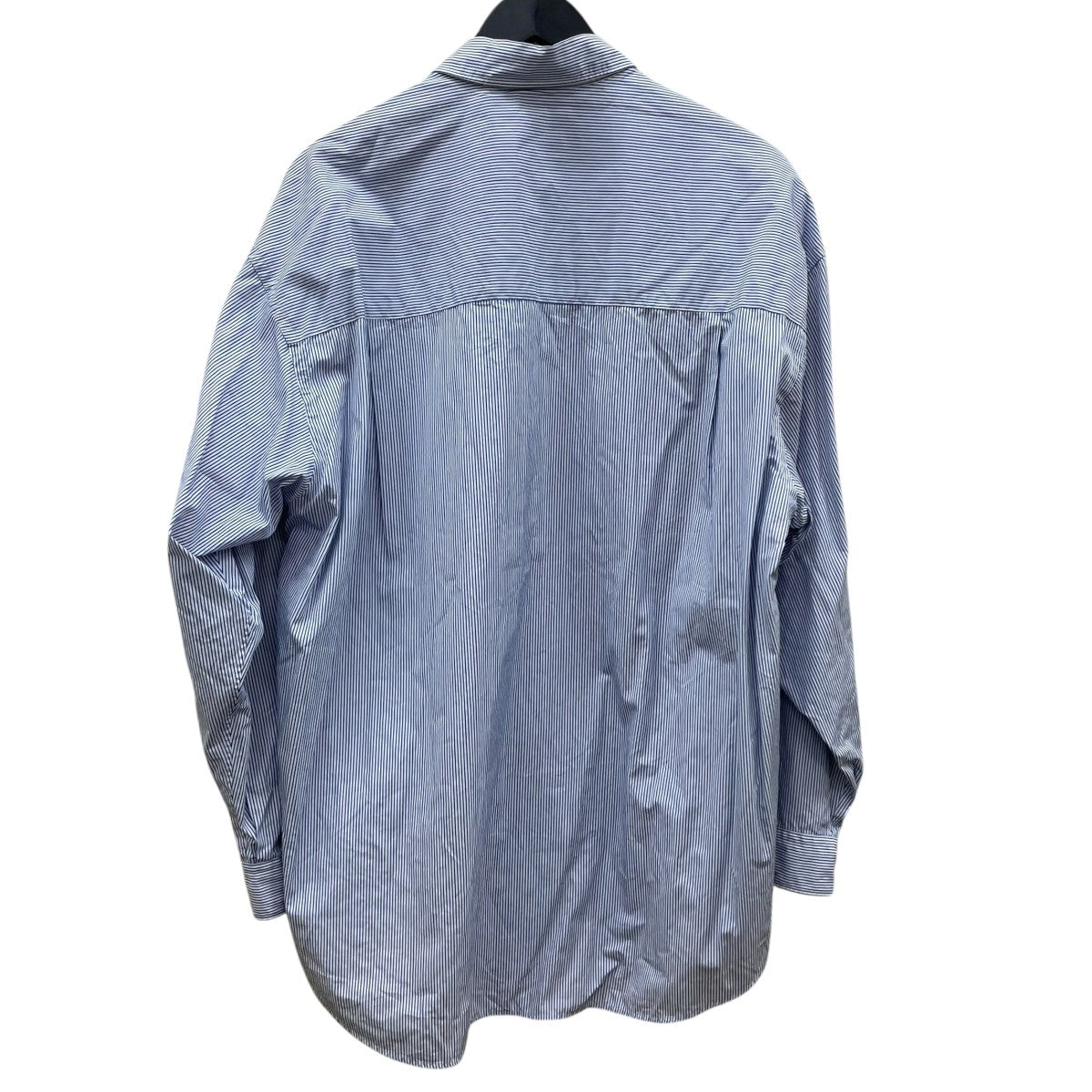 22AWThomas Mason for GP L／S Oversized Regular Collar Shirtストライプ長袖シャツGM224-50021