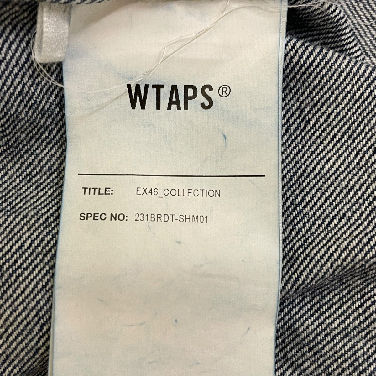 WTAPS(ダブルタップス) CBW ／ LS ／ COTTON． DENIMデニムシャツ