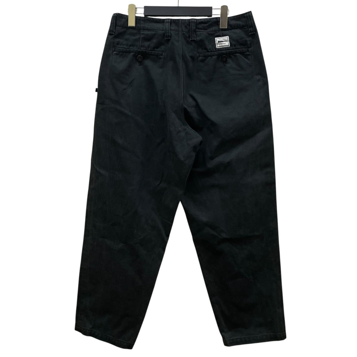 TWILL TROUSERSコットンパンツ ワイドストレートパンツDC 6