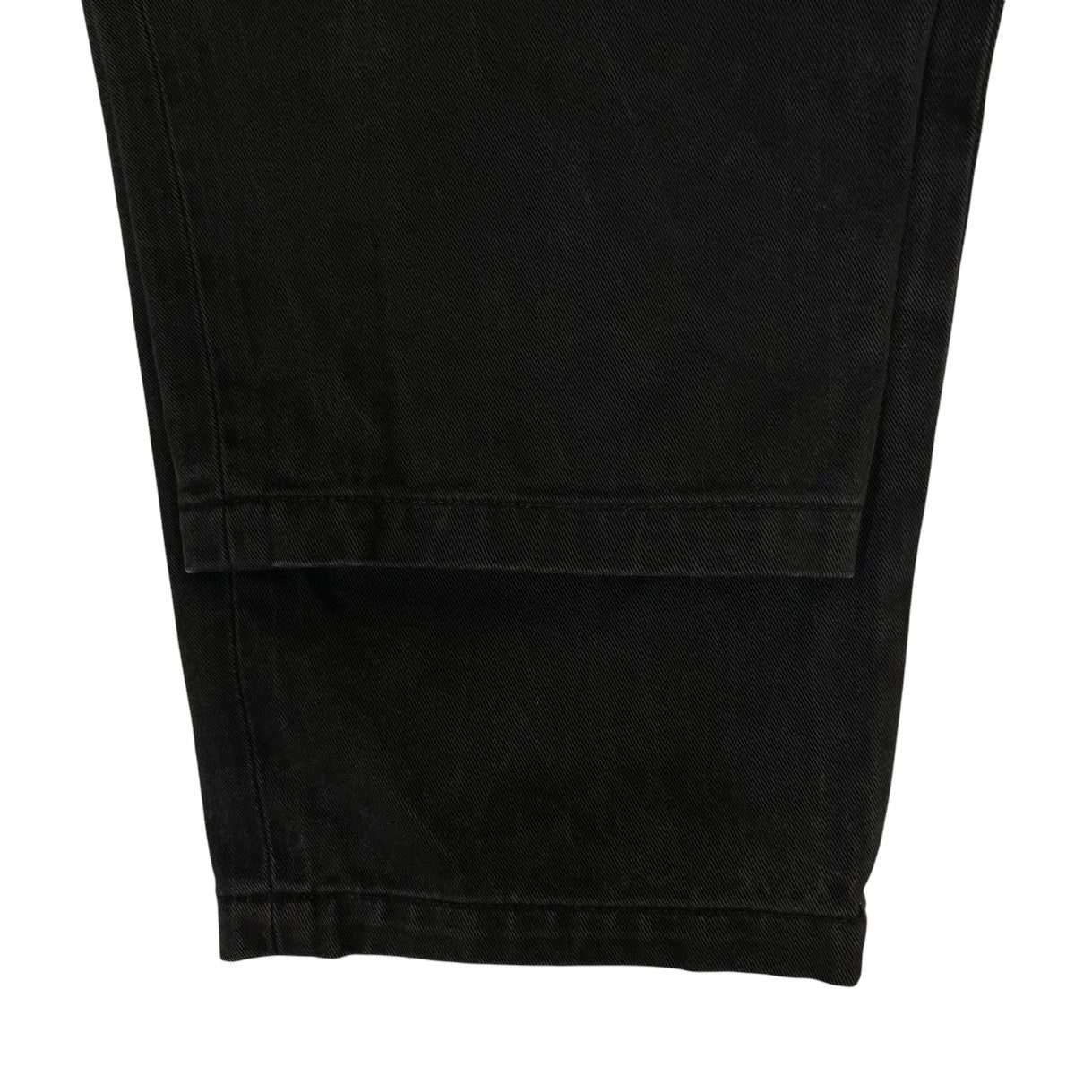 TWILL TROUSERSコットンパンツ ワイドストレートパンツDC 6