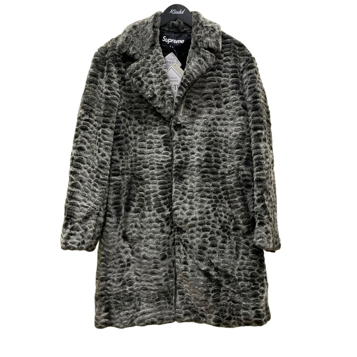 Supreme 23AWFaux Fur Overcoatファーコート 古着・中古-1枚目のアイテム画像