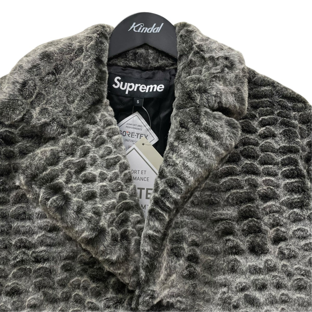 Supreme 23AWFaux Fur Overcoatファーコート 古着・中古-3枚目のアイテム画像