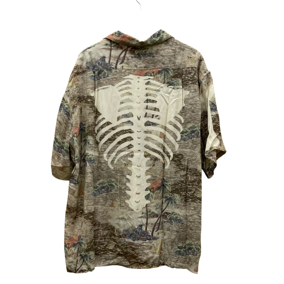 レーヨン カメハメハ BONE pt アロハシャツ半袖シャツEK-1214SSA